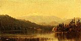 Mountains Canvas Paintings - Sunset in the White Mountains